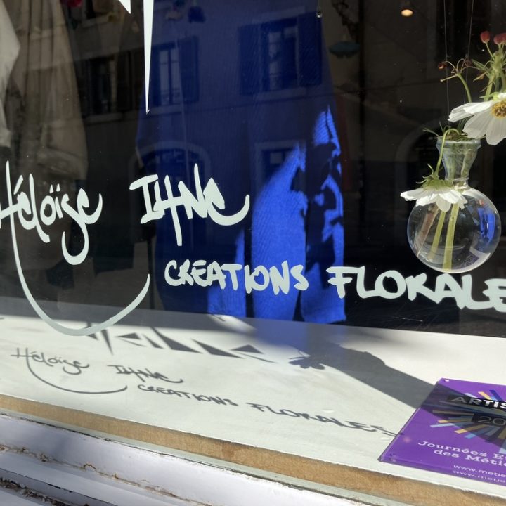 vitrine Héloïse Ihne créations florales