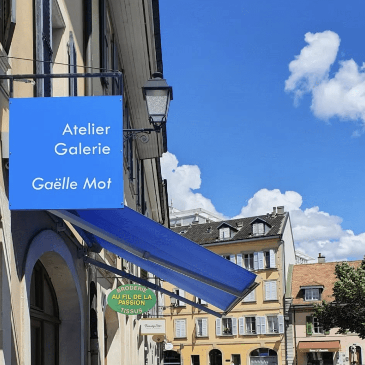 Atelier de l'artiste peintre Gaëlle Mot